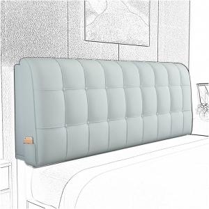 Подушка-подголовник для кровати LIANGJUN, износостойкая, удобная, водонепроницаемая, из искусственной кожи, противоударные подушки для гостиничных номеров, на заказ. CHIAPERINI, Blue