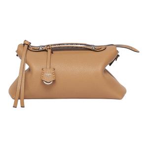 FENDI Сумка через плечо из телячьей кожи молочно-кофейного цвета