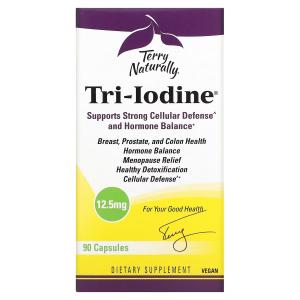 Добавка Terry Naturally Tri-Iodine, 90 капсул