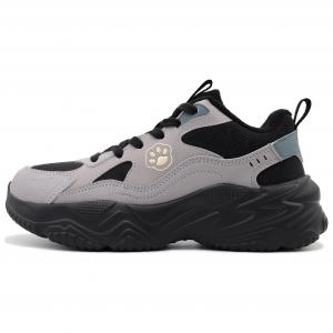 361° Амортизирующие влагоотводящие кроссовки Low top Casual для женщин, легкие, теплые, цвет Gray Black