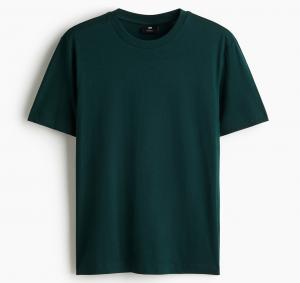Футболка H&M Regular Fit, темно-зеленый