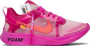 Кроссовки Nike Off-White x Zoom Fly SP 'Tulip Pink', розовый