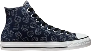 Кеды Converse Chuck Taylor All Star Pro High Obsidian Dice, синий