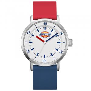 Dickies Часы Double Measurements Wrist Watch Quartz Movement Rubber Silicone Strap White Dial Unisex Box Limited Edition