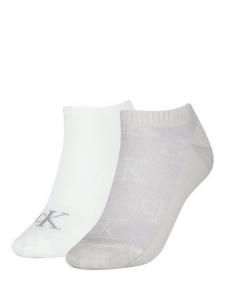 Ребристые спортивные носки Calvin Klein, Pack of 2, White