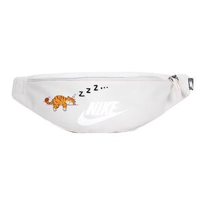 Nike Тканевая кошачья повседневная поясная сумка через плечо унисекс светло-землистого умбрового цвета, Sleeping cats