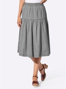 Юбка из денима светло-серого цвета + графитовый деним WITT WEIDEN