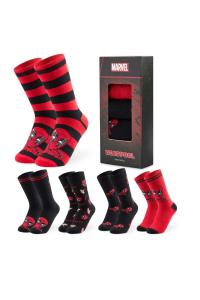 Дэдпул5 комплектов носков Marvel, мультиколор
