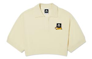 Футболка поло женская Kappa, черная-990