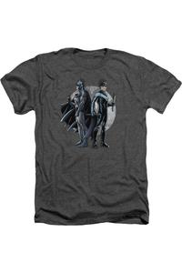 Футболка / футболка для взрослых Batman Spotlight Heather Gildan, цвет charcoal