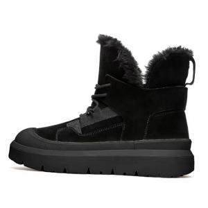 WEISHIBANGWEI Термоутепленные противоскользящие короткие снегоступы унисекс черные, цвет Black