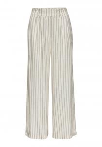Широкие брюки со складками спереди LASCANA, кремовый