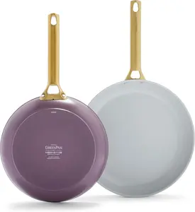 Набор сковородок GreenPan с твердой керамикой, 25/30 см, фиолетовый
