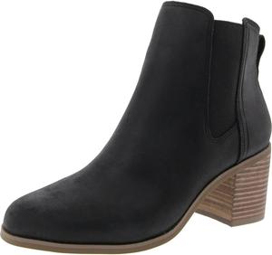 Женские челси TOMS Evelyn, Black Leather