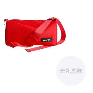 VAOPER Нейлоновая тканевая наплечная сумка через плечо унисекс разноцветная, Red