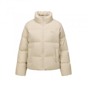 Skechers Пуховик Women's Light Brown/0046 Stand Collar Moderate Others