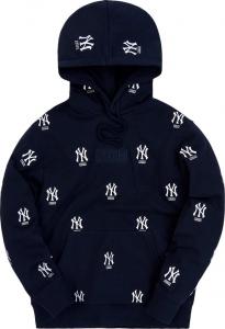 Худи Kith For Major League Baseball New York Yankees Monogram Hoodie 'Navy', синий