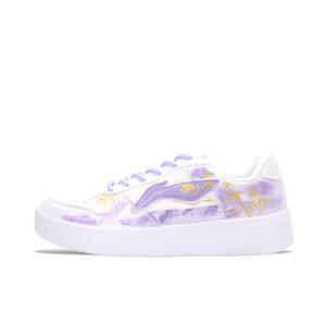 LINING Износостойкие и легкие низкие кроссовки Pontoon Boats унисекс фиолетово-золотые