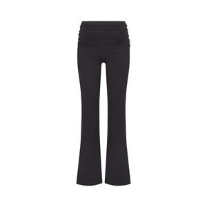 Леггинсы Nike x SKIMS Matte Foldover Slim Flare, черный