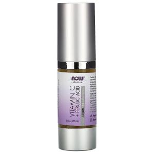 NOW Foods, Solutions, Сыворотка с витамином C и феруловой кислотой, 30 мл