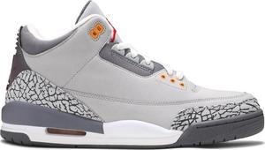 Кроссовки Air Jordan 3 Retro LS Cool Grey 2006, серебряный