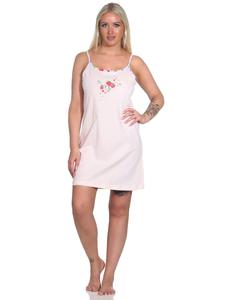 Ночная рубашка на тонких бретельках - 79567 розового цвета NORMANN