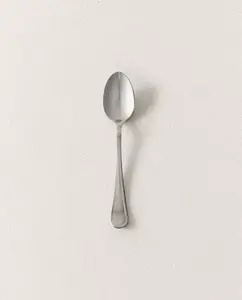 Ложка Zara Home Shiny Steel Dessert Spoon, стальной серый