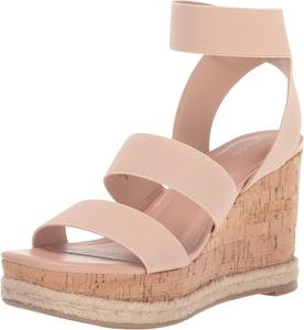 Женские сандалии Madden Girl Marandaa Wedge, Blush Fabric