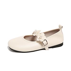 Туфли Мэри Джейн женские WUJI, Ecru