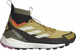Ботинки Adidas Terrex Free Hiker 2 'Pulse Olive Impact Orange', зеленый