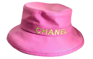 Шляпа-ведро женская розовая CHANEL