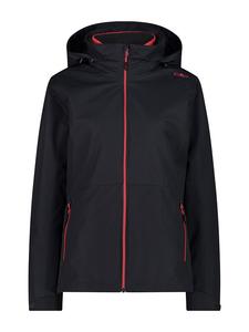 Функциональная куртка 3-в-1 черного/красного цвета CMP