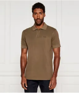 Поло Prime regular fit Boss Orange, хаки