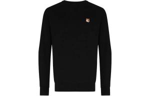 Толстовка Cotton с нашивкой Fox Maison Kitsune, черный