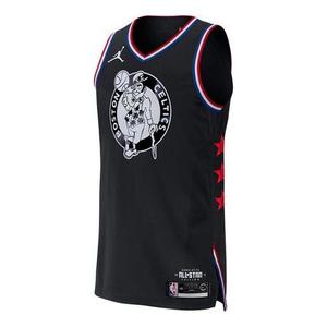 Майка Air Jordan NBA Basketball Sports Vest Jersey 2019 All-Star Boston Celtics Kyrie Irving 11 Black, черный