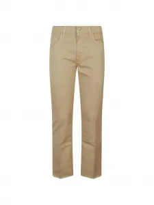 Джинсы в стиле пять карманов Fay, бежевый