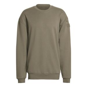 Толстовка Men's adidas Solid Color Round Neck Loose Pullover Hoodless Gray Brown, мультиколор