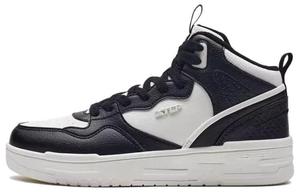 Кроссовки XTEP Alfalfa White Skateboarding Shoes Women's High-top Black/White, черный/белый