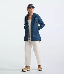 The North Face Antora NF0A7QEWHDC Женская куртка XS Синий капюшон парка APP774