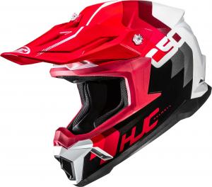 Мотокроссовый шлем HJC c50 primal, Red/White/Black