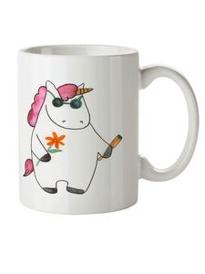 Детская кружка единорог Вудсток без слов в белом цвете Mr. & Mrs. Panda