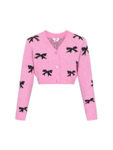 Женский кардиган розового меланжа myMo