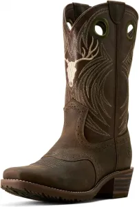 Мужские гибридные ковбойские сапоги ARIAT Roughstock с рогами