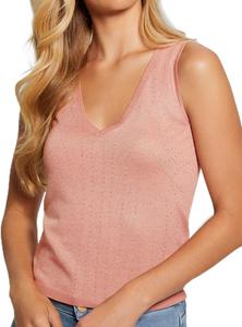 GUESS Женский безрукавный свитер Hot Fix Janine, Satin Rose Multi