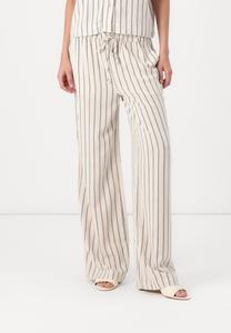 Брюки SLFVIVA GULIA STRIPED SUN PANT Selected Femme, серо-коричневый