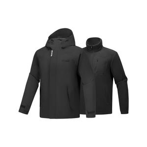 Водонепроницаемая ветровка ветронепроницаемая дышащая износостойкая термостойкая водоотталкивающая унисекс Skechers, черный