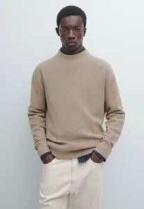 Свитер с высоким воротником-стойкой Massimo Dutti, Brown