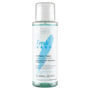 Увлажняющая и успокаивающая мицеллярная вода для очищения и снятия макияжа, 400 мл Bielenda Fresh hero