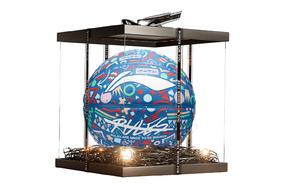 LINING Резиновый баскетбольный мяч blue цвет size 7 тренировочный unisex