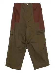 Брюки с контрастными вставками Perks And Mini, зеленый